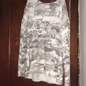 Camouflage long sleeve shirt